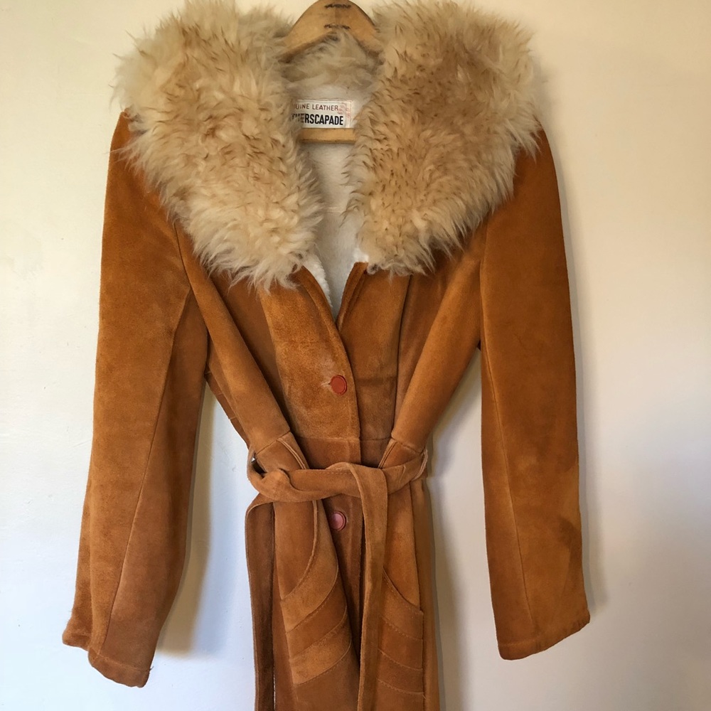 Vintage 1970’s Penny Lane Suede Fur Coat